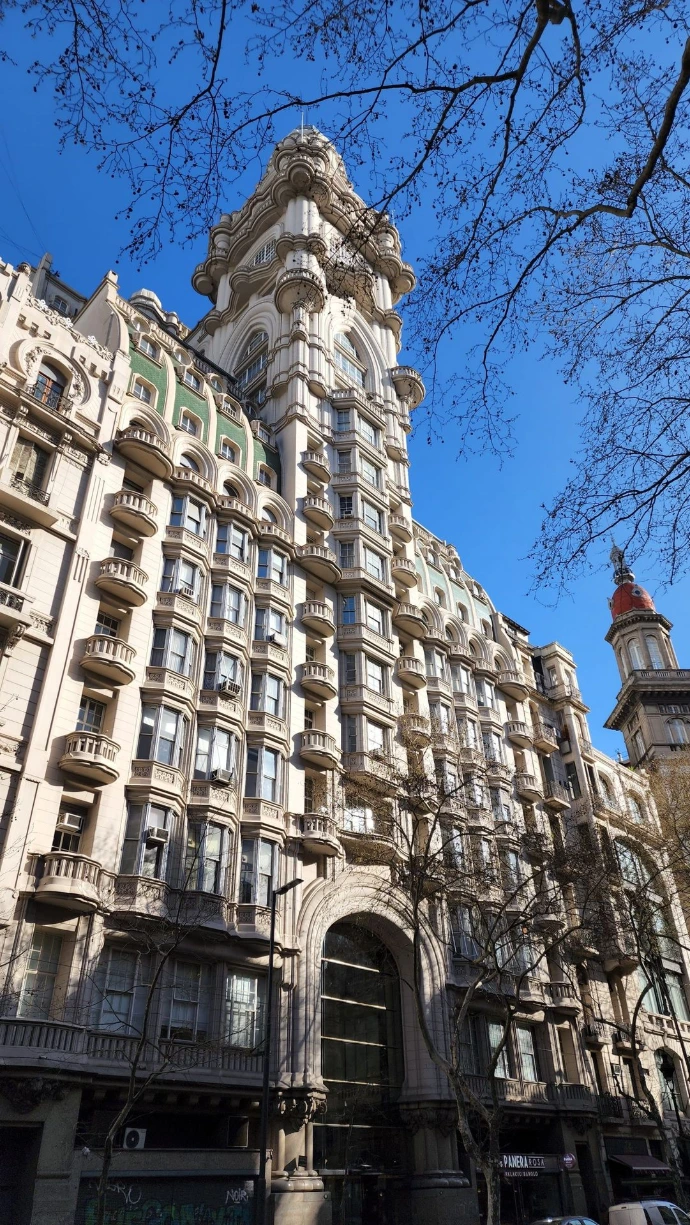 Vista panorámica del Palacio Barolo de día